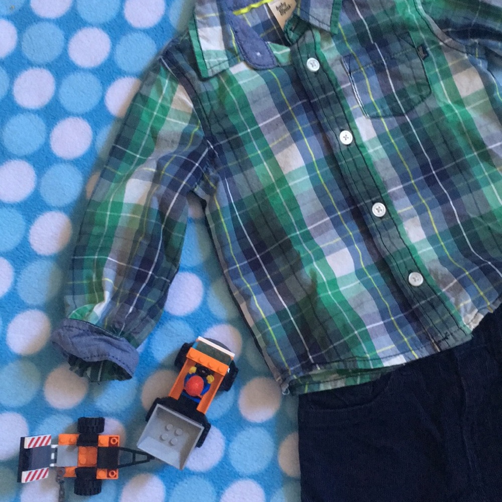 H&M Pants Set with Button Up shirt